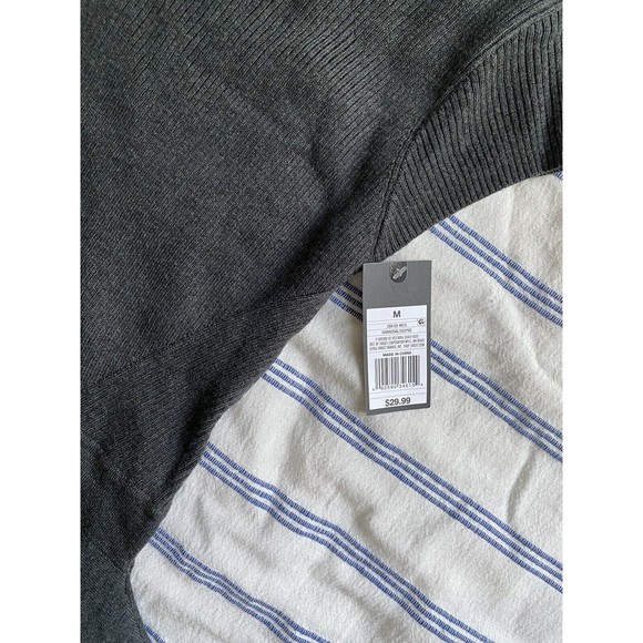 Mossimo Ribbed Sweater Dress, fit and flare, Women’s M Charcoal - Picture 8 of 10